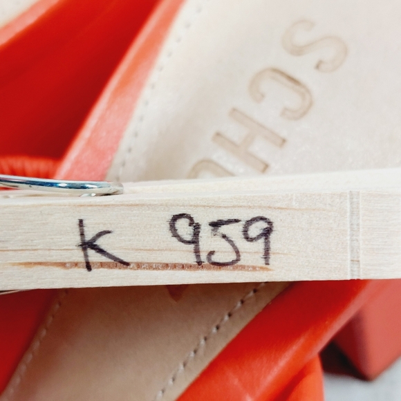 New SCHUTZ Olly Slip On Block Heel Leather Classic Sandal K959 - Picture 14 of 14